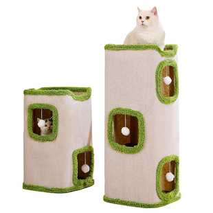 猫爬架猫窝一体冬季冬天保暖树洞小户型不占地家用双层四季通用屋