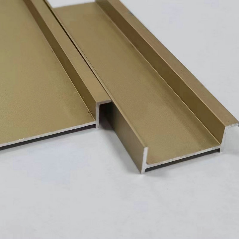 跨境直销铝合金踢脚线加厚卡扣网轻薄踢脚板线脚金属家装地款红