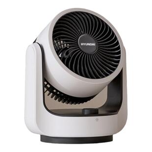 HYUNDAI韩国现代家用电风扇台式宿舍桌面小型摇头省电空气循环扇