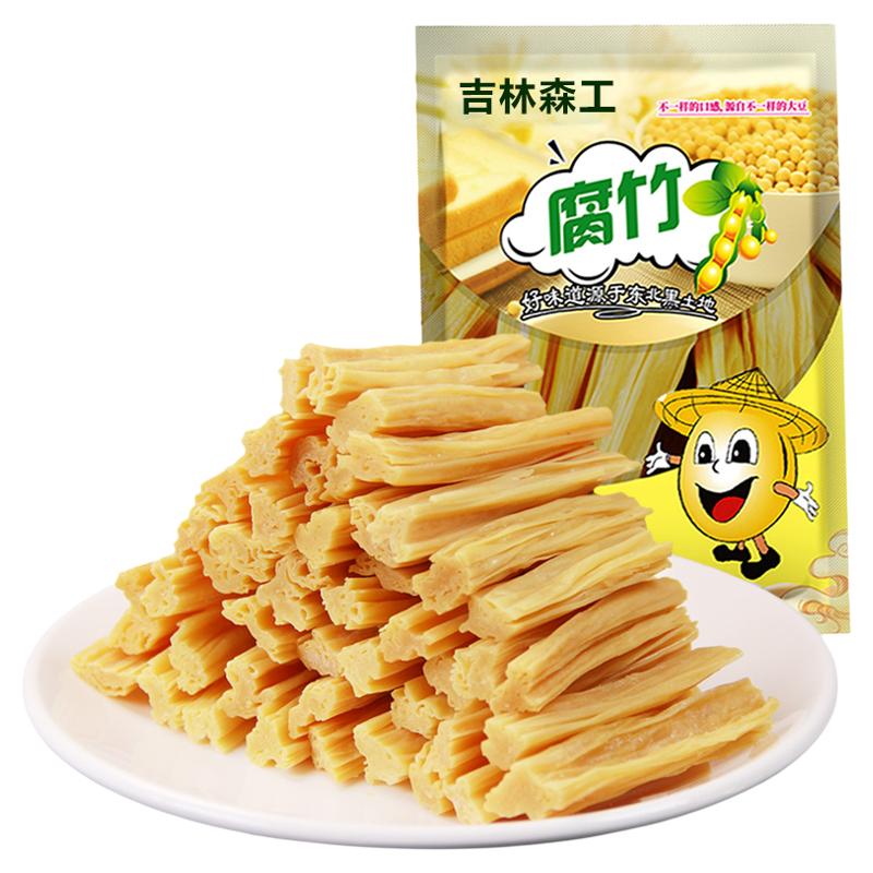 森工露选东北大豆腐竹干货手工头层皮腐竹段涮火锅豆腐黄豆油豆皮
