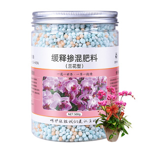 兰花肥料专用肥缓释控释肥兰科魔肥蝴蝶兰君子兰石斛兰促开花植料