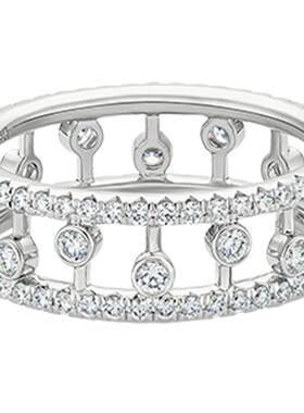 DeBeers/戴比尔斯18K白金戒指