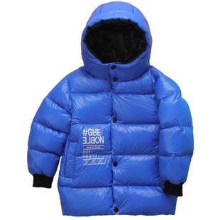 雅鹿儿童羽绒服2025新款洋气男童女童宝宝中大童免洗加厚冬季外套