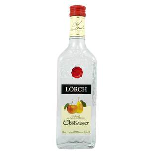 进口德国水果酒蒸馏烈酒洛奇LoerchObstwasser苹果梨白兰地350ml