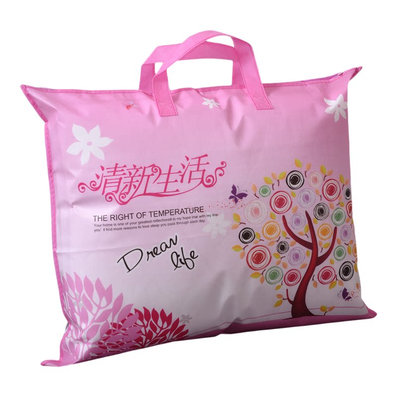夏凉被手提袋冰丝凉席包装袋空调被收纳袋家纺包装批发特价无纺布