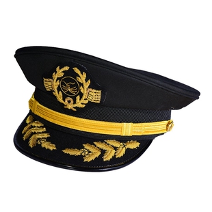 四川航空飞行员大檐帽大盖帽川航帽子中国机长同款帽子演出空少帽