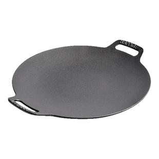 小幸福凹面鏊子家用烧烤盘韩式户外露营不粘锅铁板烧卡式炉烤肉盘