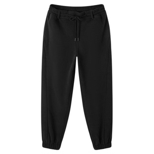 L299     摇粒绒束脚卫裤 鸟撤柜女装 一线品牌 正品剪牌青仓