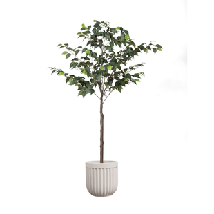 仿真绿植室内盆栽仿生植物轻奢榕树高端可定制花瓶套装