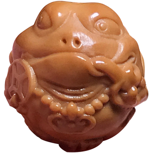 猴头核桃单颗配饰恶僧财神貔貅富甲象神草莓熊金蟾小单籽吊坠手串