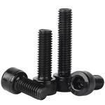黑色304不锈钢内六角螺丝杯头螺栓圆柱头螺钉加长M2M3M4M5M6M8M12
