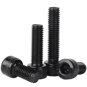 黑色304不锈钢内六角螺丝杯头螺栓圆柱头螺钉加长M2M3M4M5M6M8M12