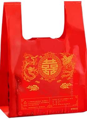 红色加厚购物袋|回头客超1800人