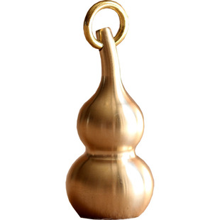 黄铜钥匙扣纯铜手工小葫芦实心空心高档汽车钥匙链挂件饰品男女士