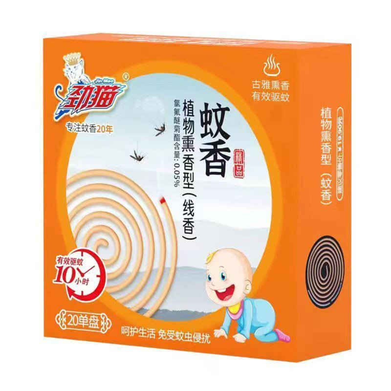 劲猫檀香强力持久留香驱蚊盘香
