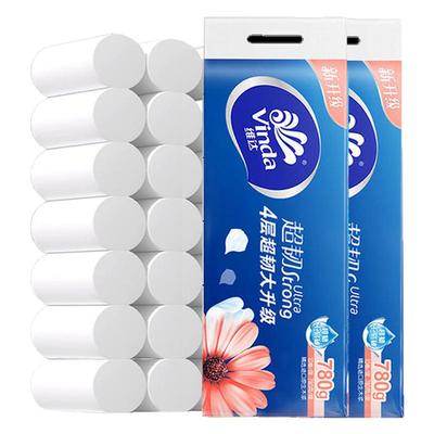 维达卷纸780克4层加厚卫生纸