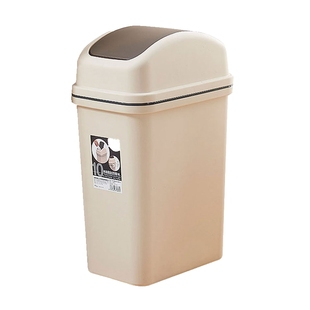 塑料小号垃圾桶家用长方形厕所卫生间窄边客厅卧室有盖夹缝垃圾筒