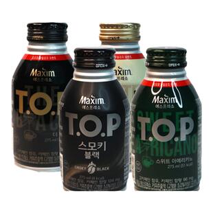 韩国进口麦馨MaximTOP咖啡饮料即饮黑咖啡液卡布奇诺瓶装饮品提神