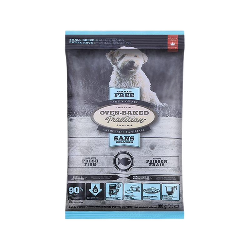 【自营】欧恩焙加拿大进口低敏无谷鱼肉全阶段干粮100g烘焙低温