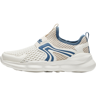 安踏儿童男大童休闲鞋2026夏新款透气防滑耐磨中大童一脚蹬鞋子