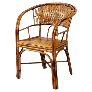 阳台小茶几桌椅三件套新中式靠椅组合纯手工老式家用座椅竹桌竹椅