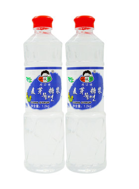 小伙子麦芽糖稀1.2kg/瓶水饴翻糖烘焙韩国泡水饴玉米糖浆做月饼