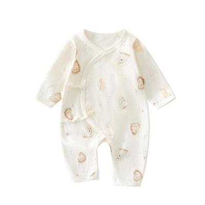 温巢新生婴儿衣服夏季薄款连体衣