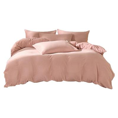 思百舍A类纯色速暖樱花绒四件套