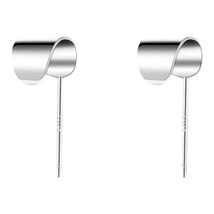 LNIEER925纯银几何耳钉女小众设计感耳饰2025年新款潮耳环耳骨钉