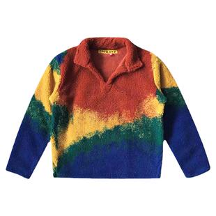 菲董同款 CPFM.XYZ Rave Cowboy Pullover 彩虹编织绒面套头卫衣