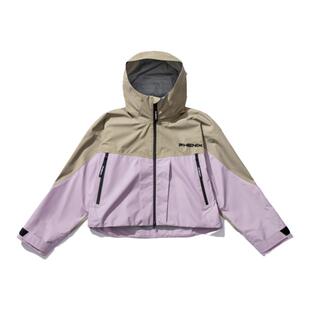 phenix菲尼克斯SP27短款冲锋衣女运动春秋防水登山拼色硬壳外套