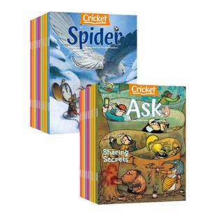 【2025年现货】Spider/ask少儿启蒙读物蟋蟀童书系列美国儿童英文杂志蟋蟀杂志6-9岁儿童早教期刊【2025年全年订阅】送音频