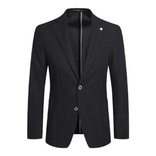 【自然弹】LAMPO/蓝豹春季新款3D针织商务休闲百搭休闲西服