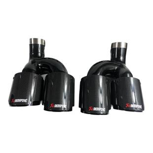 热卖奥迪A6LC8/A7C8/allrod/avant排气改装升级四出碳纤天蝎尾喉