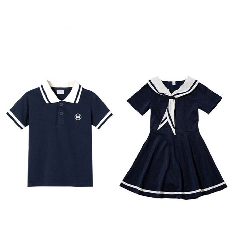 特别的亲子装一家三口夏装2026新款母子母女装连衣裙四口洋气高端