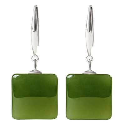 宫里上新青简天然和田玉耳坠