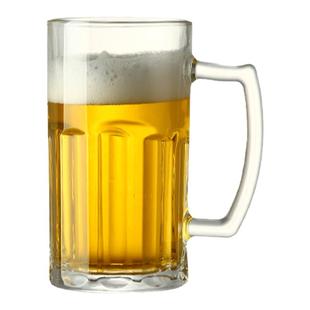 家用玻璃杯水杯大容量杯子新款酒杯高颜值网红商用扎啤杯啤酒杯