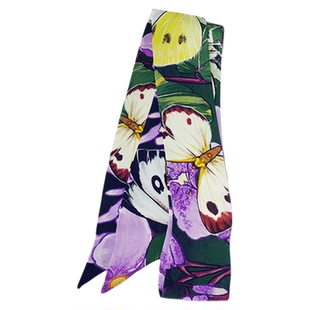 上海自然博物馆文创原创桑蚕丝丝巾小长条发带送朋友闺蜜生日礼物