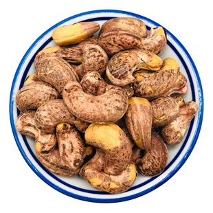 越南紫皮腰果原味带衣特大颗粒盐焗坚果2025新货无添加剂孕妇零食