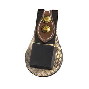 特价真皮蛇纹强磁巧克夹巧粉夹台球静音枪粉夹耐用桌球枪粉夹