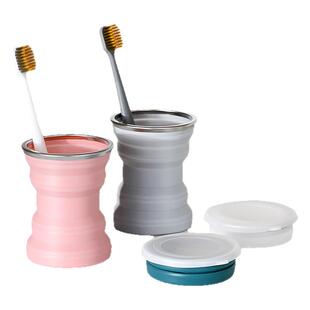 日式2025新款漱口杯旅行便携式可折叠牙缸高颜值情侣洗漱刷牙杯子