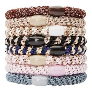 包邮美国L.Erickson莱丽克森运动头绳高弹舒适不勒发发绳发圈