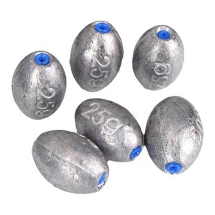 塑芯橄榄形通心坠空心铅坠远投钓鱼坠子海钓爆炸钩海竿抛竿渔具