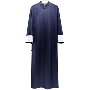 民国风服装男袍子中式伴郎服兄弟团长袍马褂中国风长衫男相声大褂