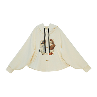 锦灰堆卷 清水溪汉初国风卫衣女秋冬汉元素加绒百搭连帽重磅日常