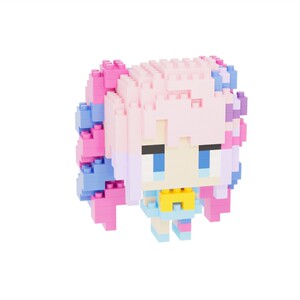 主播女孩重度依赖同人cos周边超天酱糖糖手办玩偶积木玩具摆件