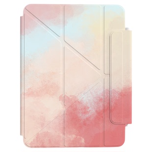 air8三折Y型iPadpro保护套2025ipad11苹果air7平板壳2024新款mini6磁吸5双面夹10代带搭扣11寸文艺轻薄4高级