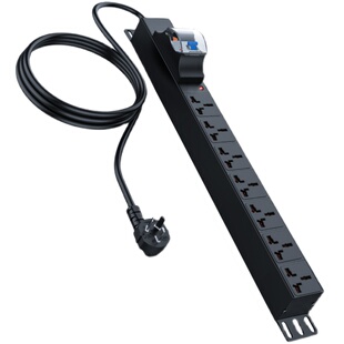 皓麟PDU大功率排插座10a16A4000W漏电保护防过载工业无线拖接线板