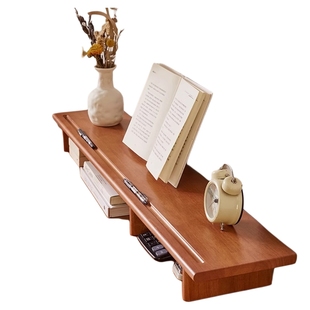 家逸实木电脑增高架办公桌垫高底座显示器置物架桌面垫高支架托架