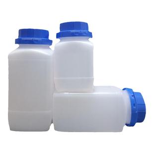 试剂瓶hdpe塑料大口密封罐 防挥发自封口方形分装瓶 乳胶漆保存瓶